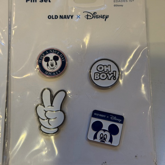 Old Navy x Disney Mickey and Minnie Enamel Pin Sets - Picture 3 of 4